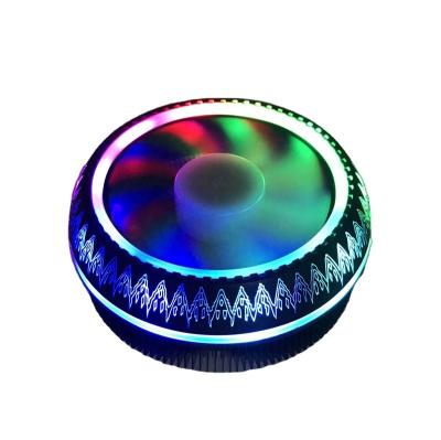 China Cooler New Product RGB Processor Heatsink CPU Cooler With Rainbow RGB Led Fan for sale