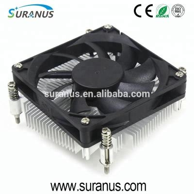 China CPU SU T200 Intel LGA Fans Cooling CPU Socket Heatsink 80mm Aluminum DC 12v Fan CPU Cooler for sale