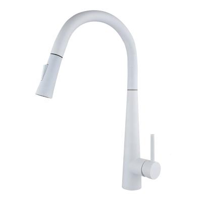 China Sense Faucets White Black Touch Control Sensor Kitchen Faucets Slightly Burn Handle 360 ​​Rotation Mixer Tap Smart Sensor Kitchen Mixer Tap for sale