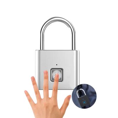 China Waterproof tuya IP55 Waterproof App Open Semiconductor Fingerprint Technology Smart Lock Fingerprint Padlock for sale