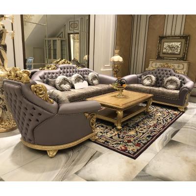 China Italy Fabric Living Room Sectional Sofa Luxury Antique Classic Design Furniture Solid Wood Sofa Set for sale