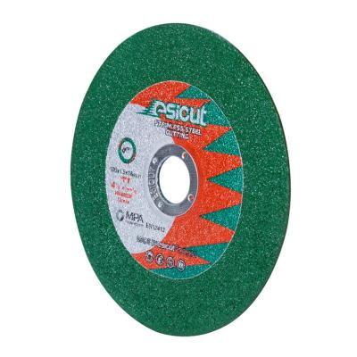 中国 ODM 100mm Frosted Steel Abrasive Grinding Discs EN12413 4 Inch Cutting Blade 販売のため