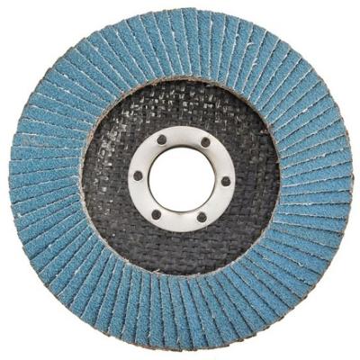 China Aluminium Oxide 0.05 Inch Thick 4'' Metal Flap Discs 40 Grit for sale