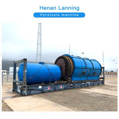 China energy & Mining waste tire pyrolysis plant or plastic pyrolysis used oil and carbon black for sale