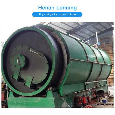 China energy & Non-standard Diesel Lanning Waste Recycling Machine Garbage Tire Pyrolysis Extracting Plastic Plant with CE for sale