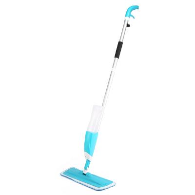 China Trapezoid Spray Broom Sustainable Floor 125CM Spray Mop With Aluminum Branch Rod for sale