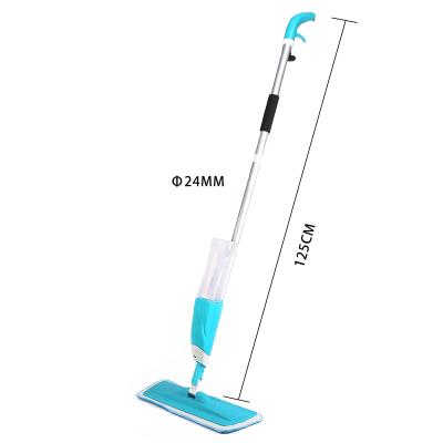 China Sustainable Long Handle Aluminum Floor Cleaning Microfiber Spray Mop For Home for sale