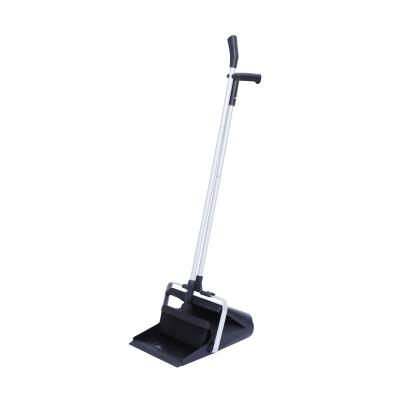 China Home Use Broom Folding Black Plastic Dustpan and Dustpan Broom Handle for sale