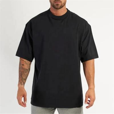 China Other New Arrival Softest 100% Cotton Oversized Hip Hop T shirt Men's Dropped Shoulder Tee Shirt Custom Logo for sale