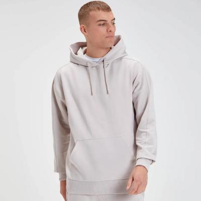 China Anti-wrinkle Custom blank high quality 100% cotton fashion jogging men's hoodie set for sale