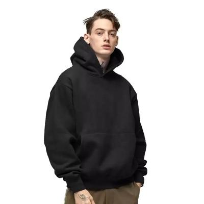 China Other Custom Logo Heavyweight Blank Men's Hoodies Wholesale Oversized Streetwear 100% Cotton Hoodie With Printed Designs for sale