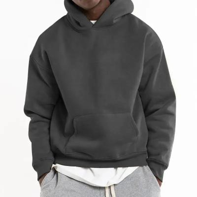 China Other High Quality Cotton Fleece Oversized Hoodie French Terry Heavyweight Hoodie Drop Shoulder Custom Men's Hoodies Sweatshirts for sale