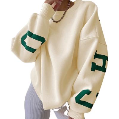 China Other Women Hoodies Letter Printing Women's Sweatshirt Fleece Long Sleeve Female Pullover Autumn Winter Streetwear Lady Sweatshirts for sale