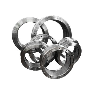 China High chrome or high quality alloy steel stainless ring die for the production of waste particles / customized spare parts ring die and roller shells / pellet mill ring die for sale