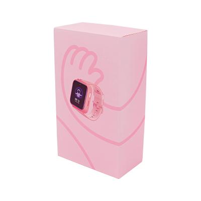 China Hot Selling Recyclable New Modern Design Pink Girl Box Paper Watch Suitcase Packaging for sale