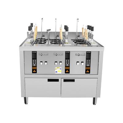 China Manufacturing Plant table top propane cooking equipment live pasta cooking station for sale