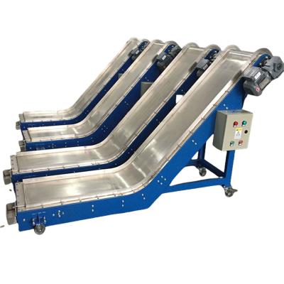 China CNC Hinged Belt Chain Plate Chip Conveyor Collecting CNC Machine Debris for sale