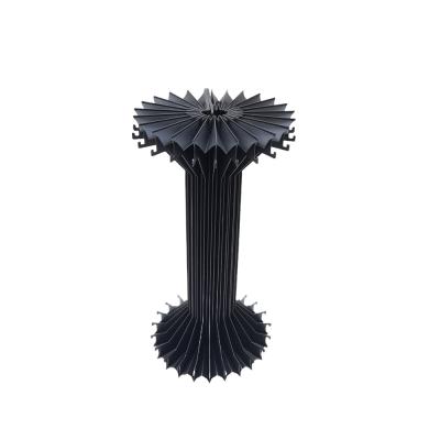 China Telescopic Accordion Cover Flexible Flat Bellow Cover Guide Rail Way Bellows Cover for sale