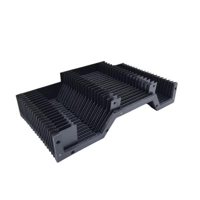 China Accordion Type Ball Screw Protective Bellows Covers CNC Machine Linear Dust Cover for sale