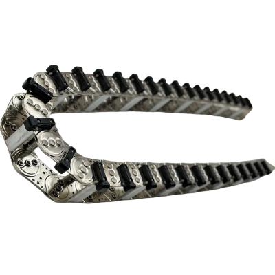 China Stainless Steel Cable Wire Track Steel Cable Carrier Chain For Machine Tool flexible cable carrier for sale