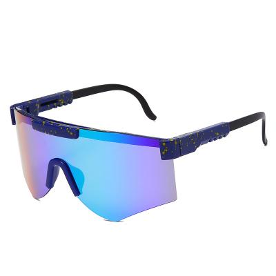 China Sports sunglasses 2021 new men and women shape sports mounting protective sunglasses big frame piece for sale