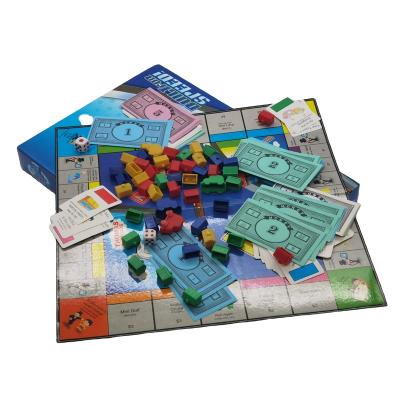 China Cardboard / Paper Plastic Custom Design Printing Color Printing Customized Size Fashionable Paper Board Games For Kids for sale