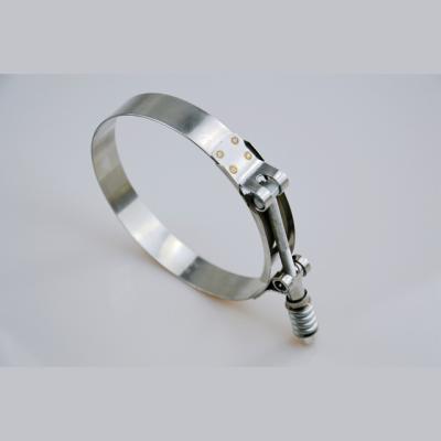 China Stainless Steel T-bolt Hose Clamps for sale