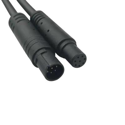 中国 LED 8pin male to female 8pin electrical extension cable china manufacturer 8pin male connectors led connectors 販売のため