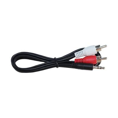 China COMPUTER 2RCA Male To 3.5mm Male Yigao For Mobile Phone Laptop TV DVD RCA Cable Audio 3.5mm To 2RCA Audio Cable Te koop