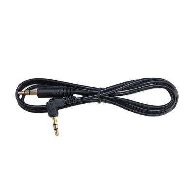 China 1m audio gold plated right angle male to aux cable. 3.5MM TRS Male Stereo Car Audio Te koop