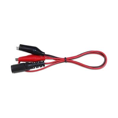 China Industrial Battery Power Cord Female DC To Test Clip Clip Battery Charging Line Red And Black Line à venda