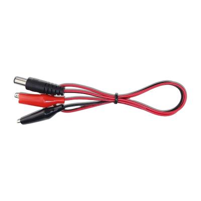 China Industrial 3.0 Mm Black And Red DC Power Adapter Power Clamp Cord Male Clamp Cord à venda