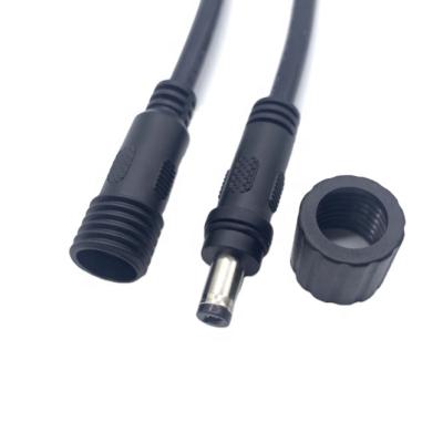 Κίνα Industrial dc 5521 Yigao power cable DC 5.5*2.1 male to male to open end waterproof DC cable προς πώληση