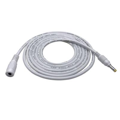 Chine Industrial 1m DC4.0*1.7 Male To Female White Power Extension Cable 4.0 x 1.7mm à vendre