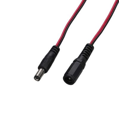 中国 Industrial 1m DC5.5 mm*2.1mm Male to Female Power Extension Cable 5.5 x 2.1mm 販売のため