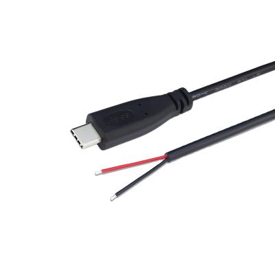 Chine MP3/MP4 Player Type C 0.25m 2Cores Male USB To Open Wire End Pigtail Cable OEM Stripped à vendre