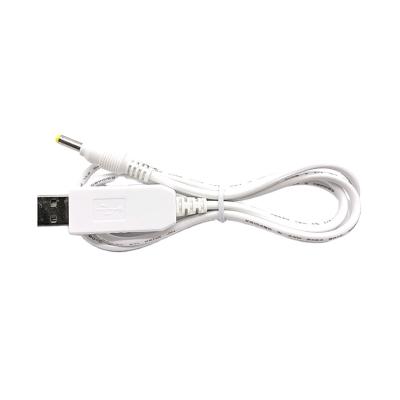 中国 MP3/MP4 High Quality Black White Right Angle Player 1m Power Rig Charger 4.0*1.7mm DC 5V To 12V Wifi Router USB Power Cable 販売のため