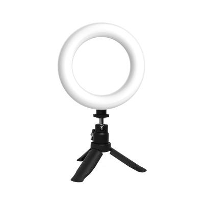 China Good Quality PORTABLE Eye Protect Youtube Live Photographic Tabletop Portable Led Makeup Ring Light for sale