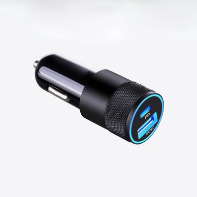 China Mobile Phone China Manufacturer Qc Current 3.0 Function Usb Adapter ABS Flame Retardant Material Car Charger for sale