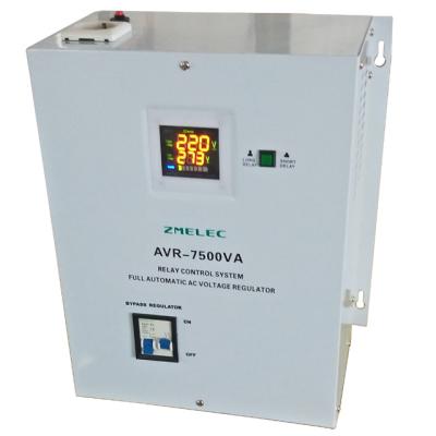 China SVC Wall Mount Relay Type Voltage Stabilizer Regulator for sale