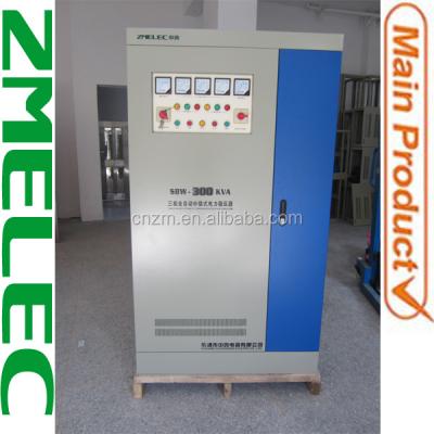 China Voltage Regulator AVR 100kva / 300 KVA Automatic Voltage Stabilizer 300 KVA Voltage Regulator for sale