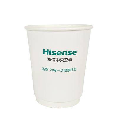 China Yixing OEM Food Grade Coffee Paper Cups Wall Vaso Papel Disposable Double Paper Cup For Tea Drink for sale