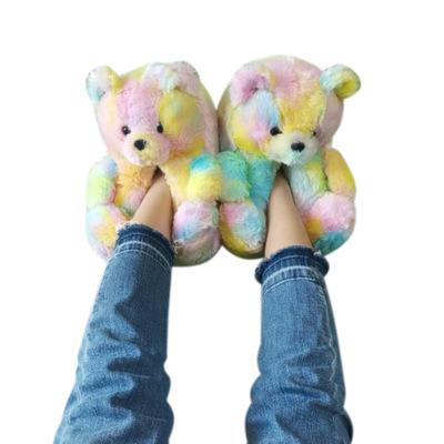 China Other 201215-1 size 26cm 8 COLORS women flat shoes fur soft comfortable shoes style girls slipper women winter shoes for sale