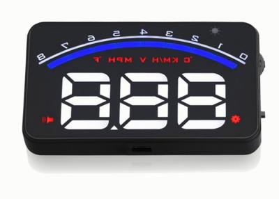 China M6 3.5 Inch Obd2 Obd2 Gauge Display Brightness Adjustment , Auto On Off  Car Hud Head Up Display Obd ii 2 for sale