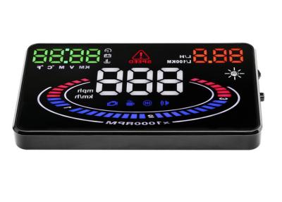 China E300 Aftermarket Hud Speedometer 5.5 Inch , 9V ~ 16Vdc Multi Color Heads Up Speedometer for sale