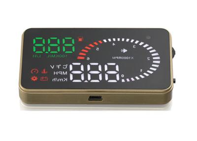 China Clearer Screen X6 Obd2 Heads Up Display Vehicle - Mounted Plug Play Light Projection Speed Alarm for sale