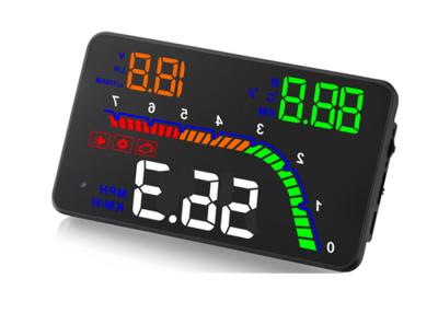 China RPM Alarm Vehicle Heads Up Display T100 4 Inch Multi - Function Customized for sale