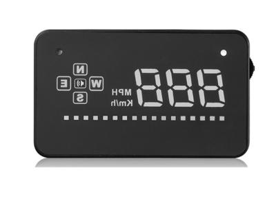 China GPS HUD A2 Multi Function Trip Computer KMH MPH Speed Driving Direction 3.5 Inch for sale