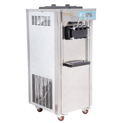 China Commercial Beverage Milk Tea Store Ice Machine Ice Cream Vending Roll Machine for sale