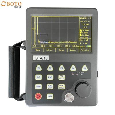 China BTR900 ultrasone Draagbare Digitale het Gebrekdetector die van de Gebrekdetector Waaier 010000mm meten Te koop